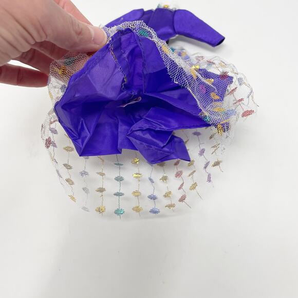 Vintage Barbie Doll Purple Tulle Dress, 90s - Picture 5 of 5